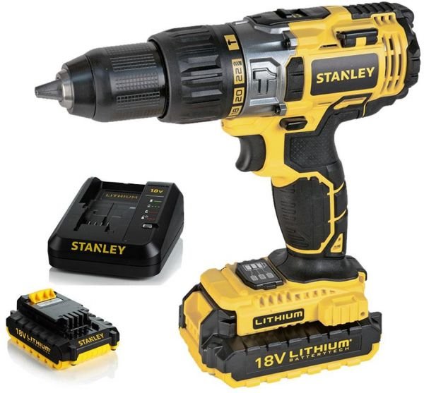 STANLEY 18V CORDLESS HAMMER DRILL